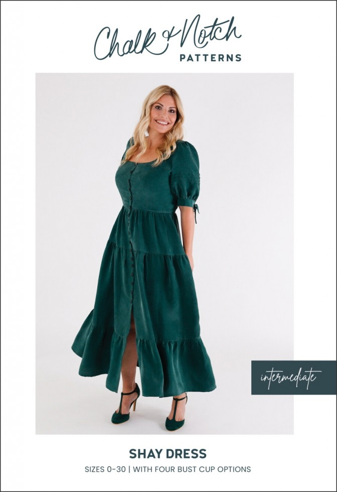 Chalk and Notch Paper Sewing Pattern Shay Dress