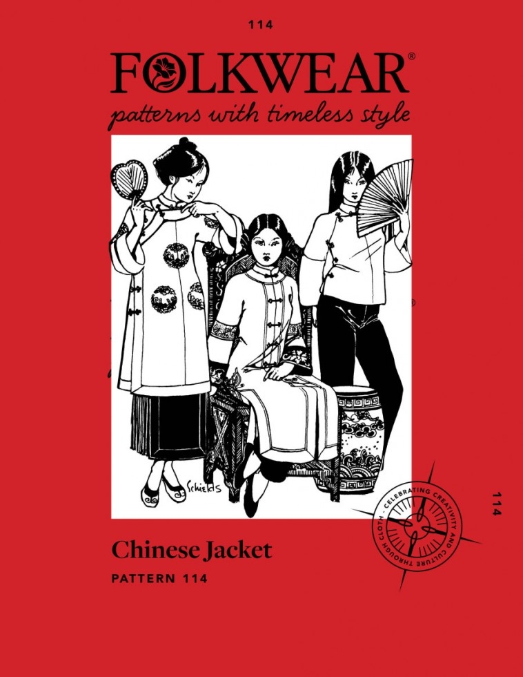 Folkwear Patterns Paper Sewing Pattern Chinese Jacket