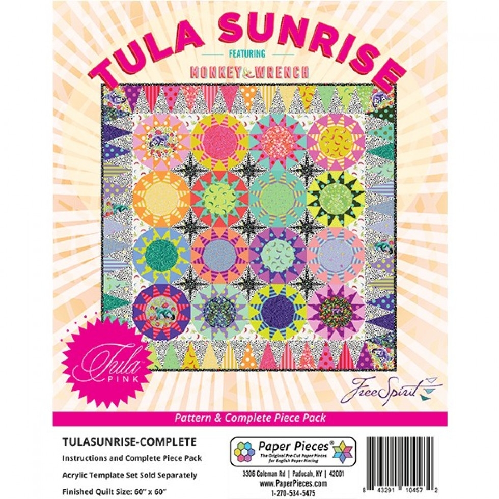 Quilting Pattern & Piece Pack Tula Sunrise