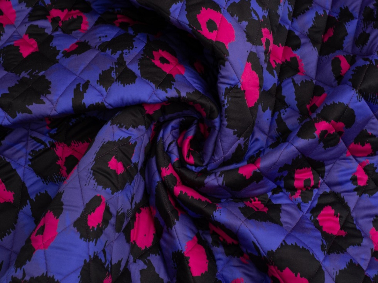 Minerva Exclusive Animal Glow Pre Quilted Reversible Coating Fabric