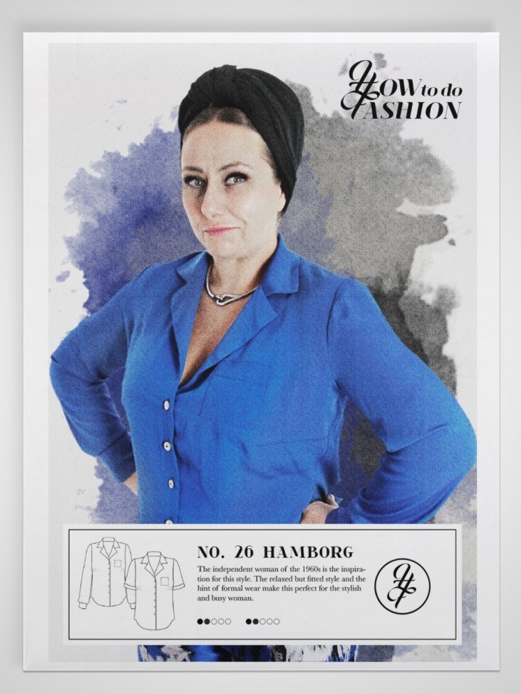 How To Do Fashion Paper Sewing Pattern Hamborg Shirt