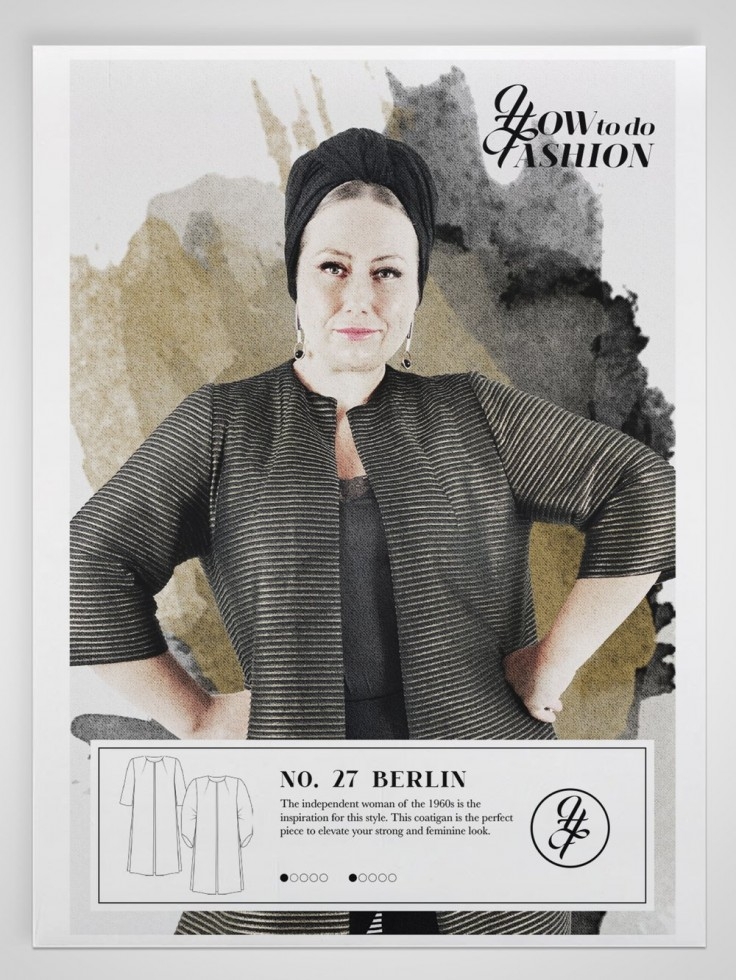 How To Do Fashion Paper Sewing Pattern Berlin Coat