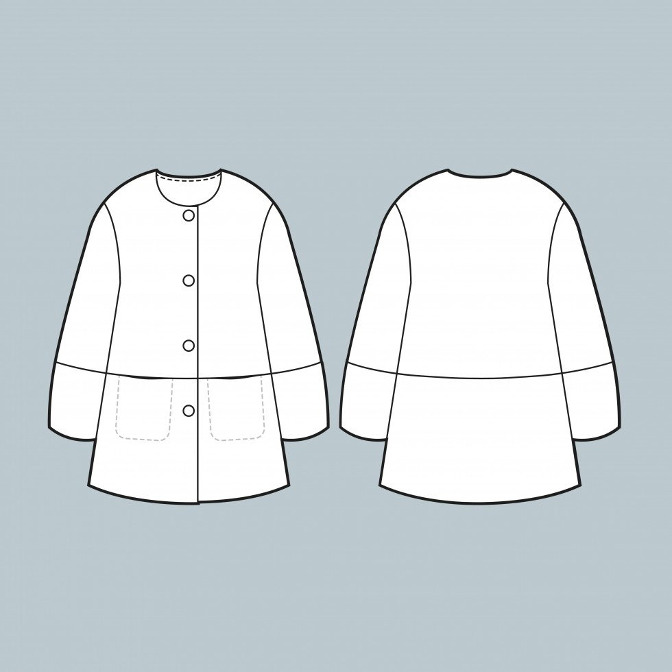 Sew Me Something Paper Sewing Pattern Edie Coat