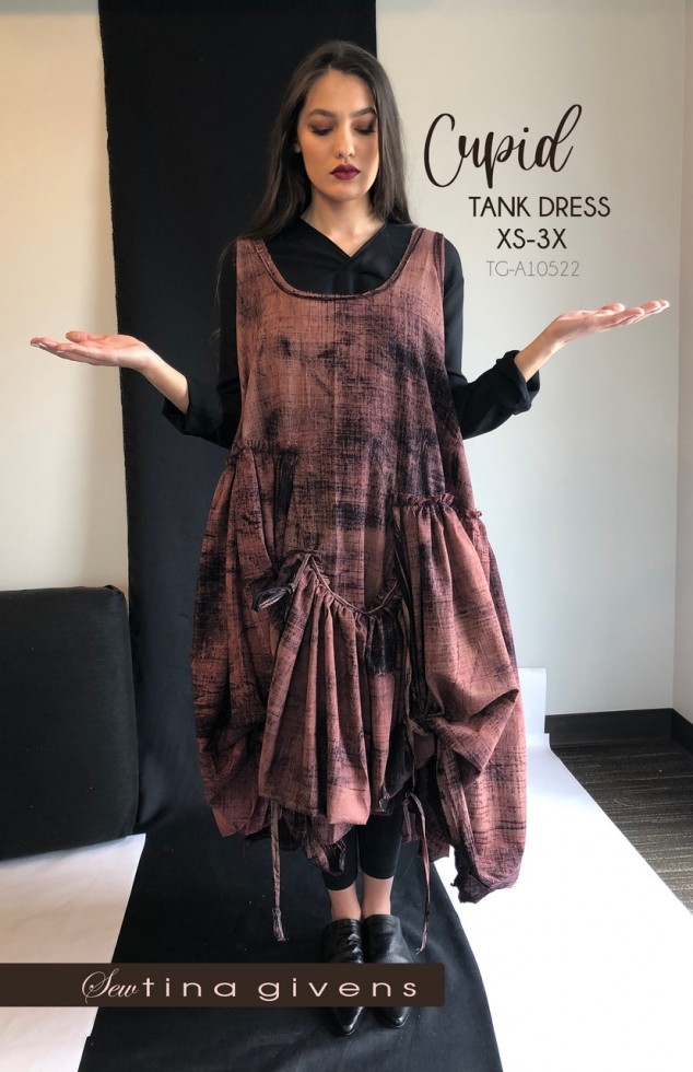 Sew Tina Givens Paper Sewing Pattern Cupid Tank Dress