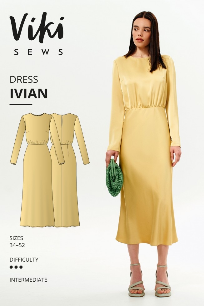 Vikisews Paper Sewing Pattern Ivian Dress