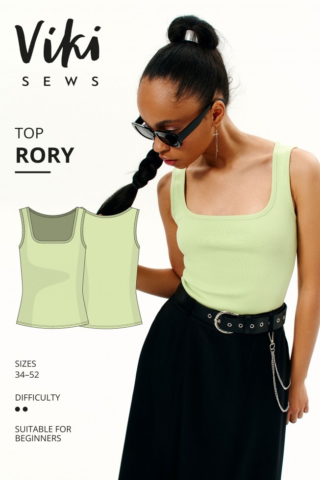 Vikisews Paper Sewing Pattern Rory Top