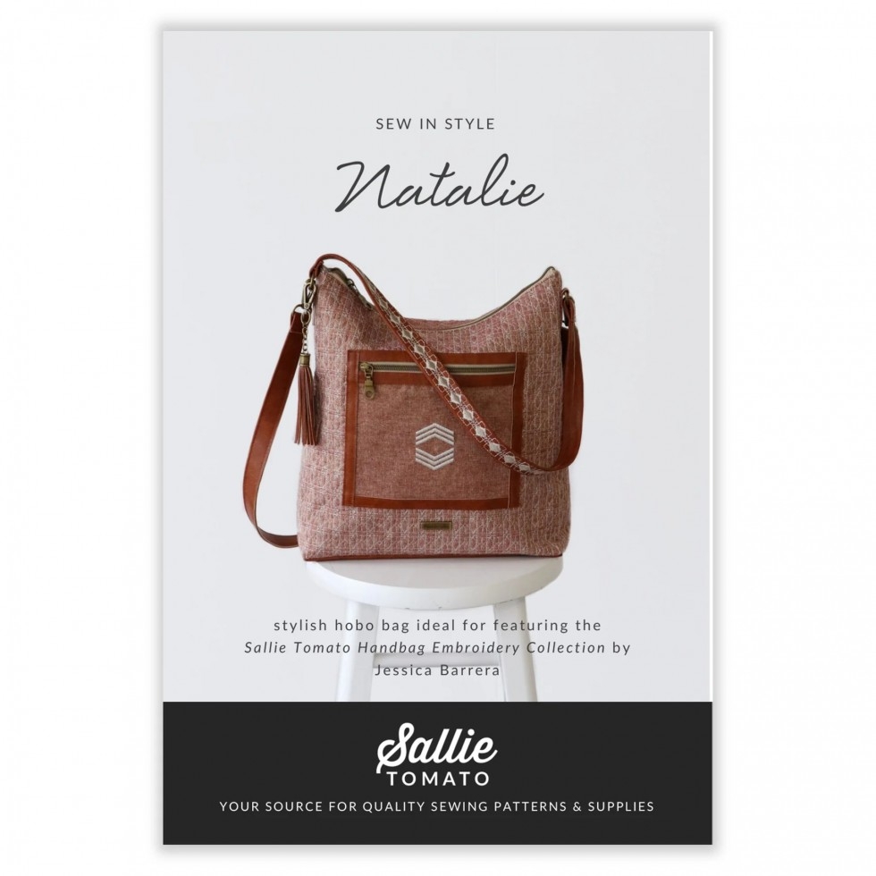 Sallie Tomato Paper Sewing Pattern Natalie Hobo Bag