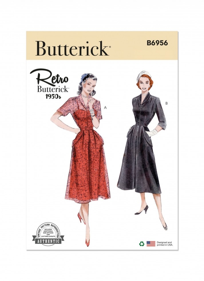 Butterick Paper Sewing Pattern 6956