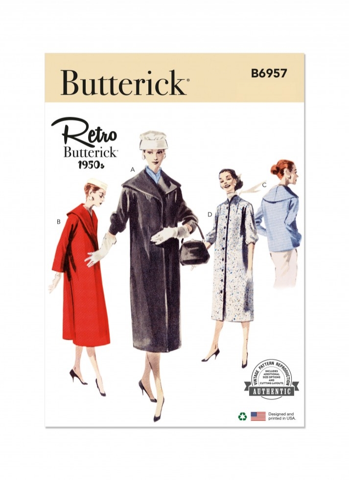 Butterick Paper Sewing Pattern 6957