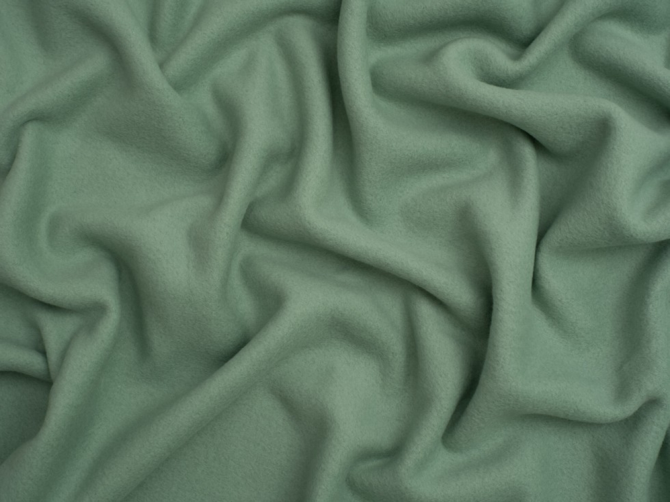 Minerva Core Range 100% Cotton Fleece Fabric Mint Green