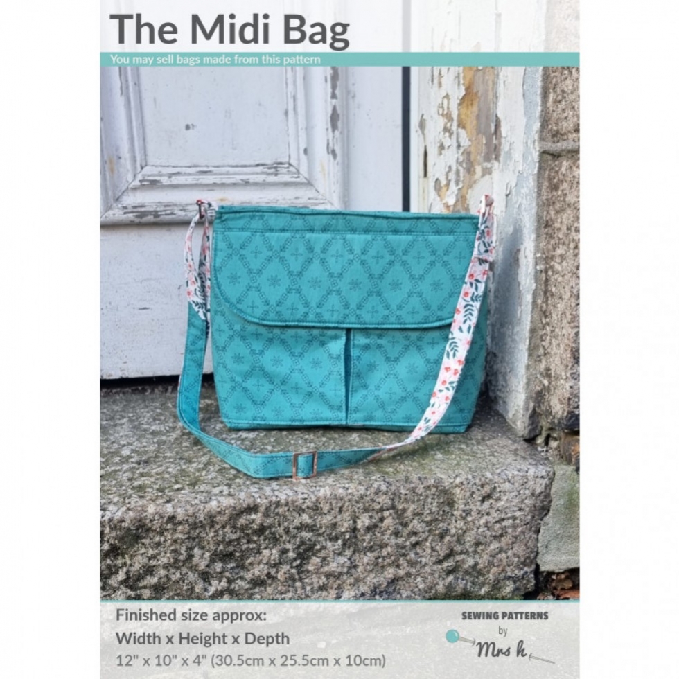 Mrs H Patterns Paper Sewing Pattern The Midi Bag