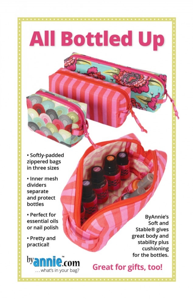 By Annie Paper Sewing Pattern All Bottled Up Bags
