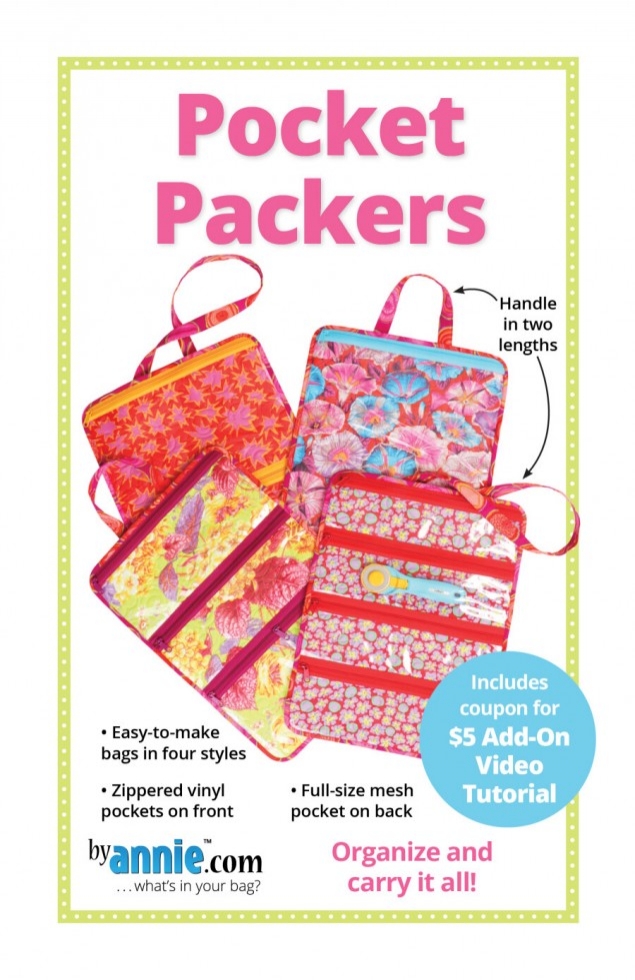 By Annie Paper Sewing Pattern Pocket Packers Organiser