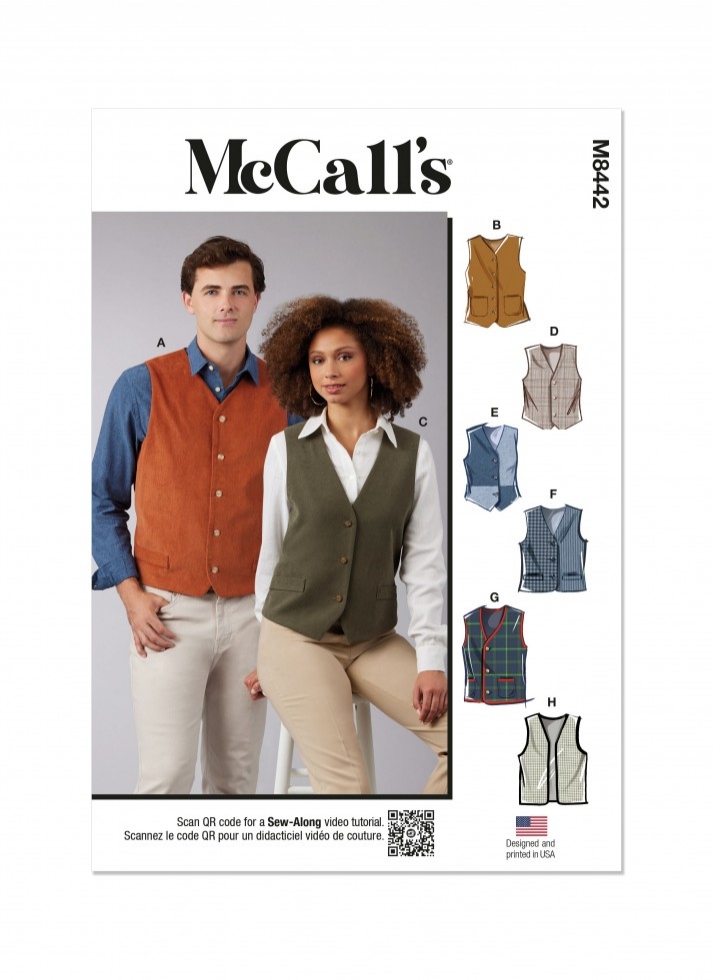McCalls Paper Sewing Pattern 8442