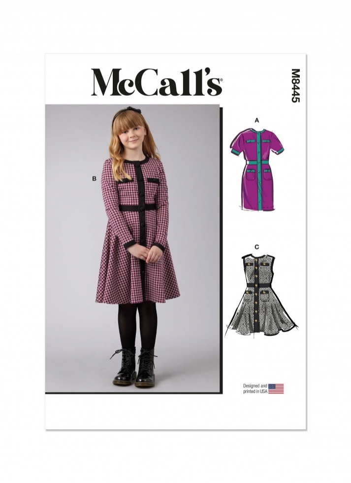 McCalls Paper Sewing Pattern 8445