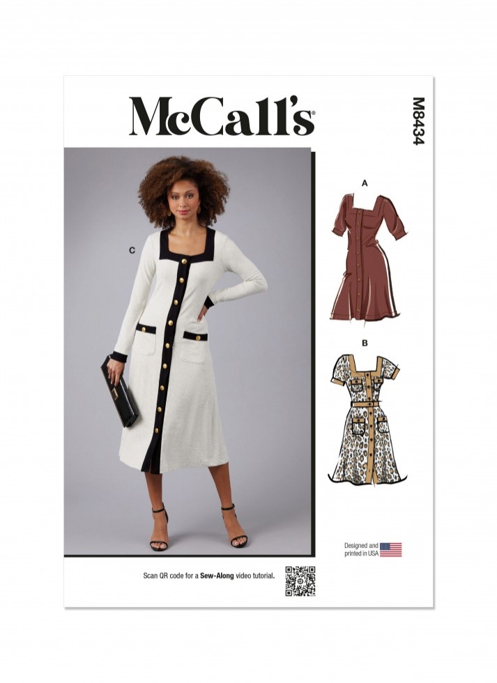 McCalls Paper Sewing Pattern 8434