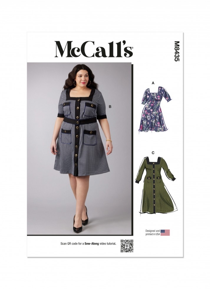 McCalls Paper Sewing Pattern 8435