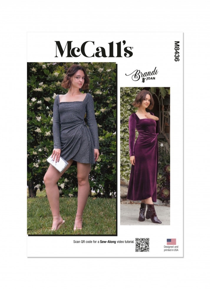 McCalls Paper Sewing Pattern 8436