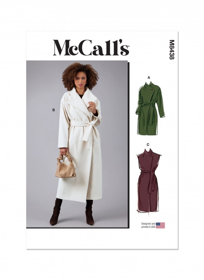 McCalls Paper Sewing Pattern 8438