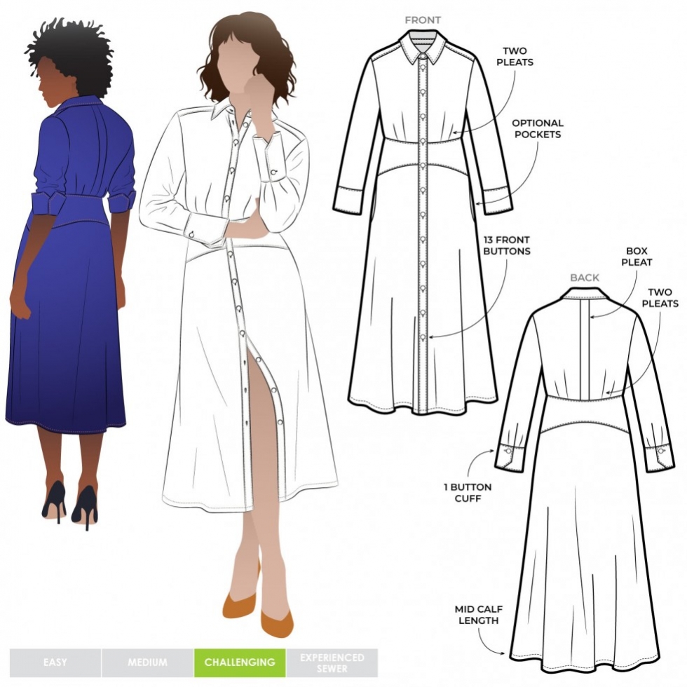 Style Arc Paper Sewing Pattern Christina Dress