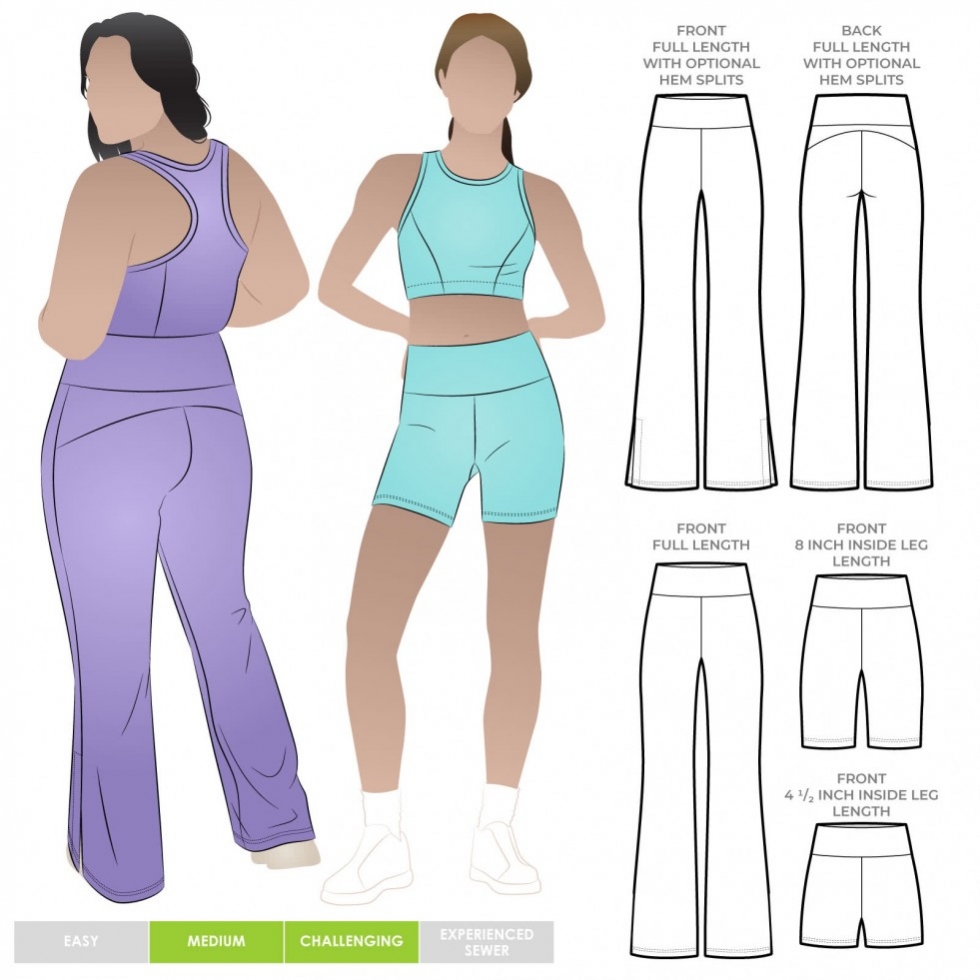 Style Arc Paper Sewing Pattern Sonny Pants & Shorts