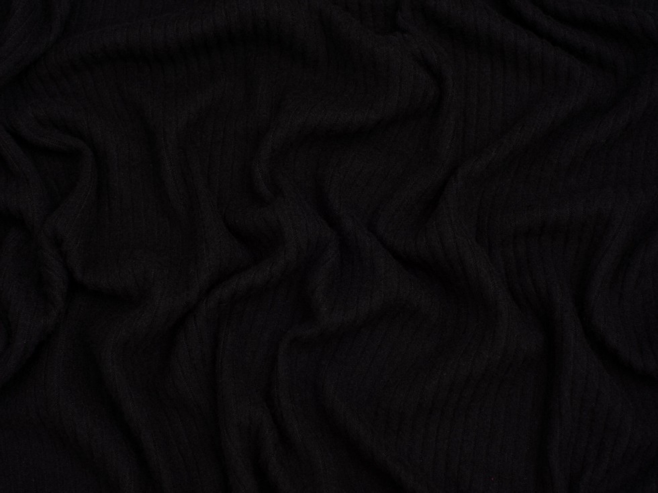 Minerva Core Range Brushed Texture Rib Stretch Knit Fabric