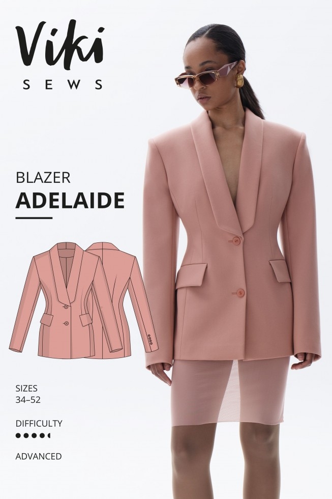 Vikisews Paper Sewing Pattern Adelaide Blazer