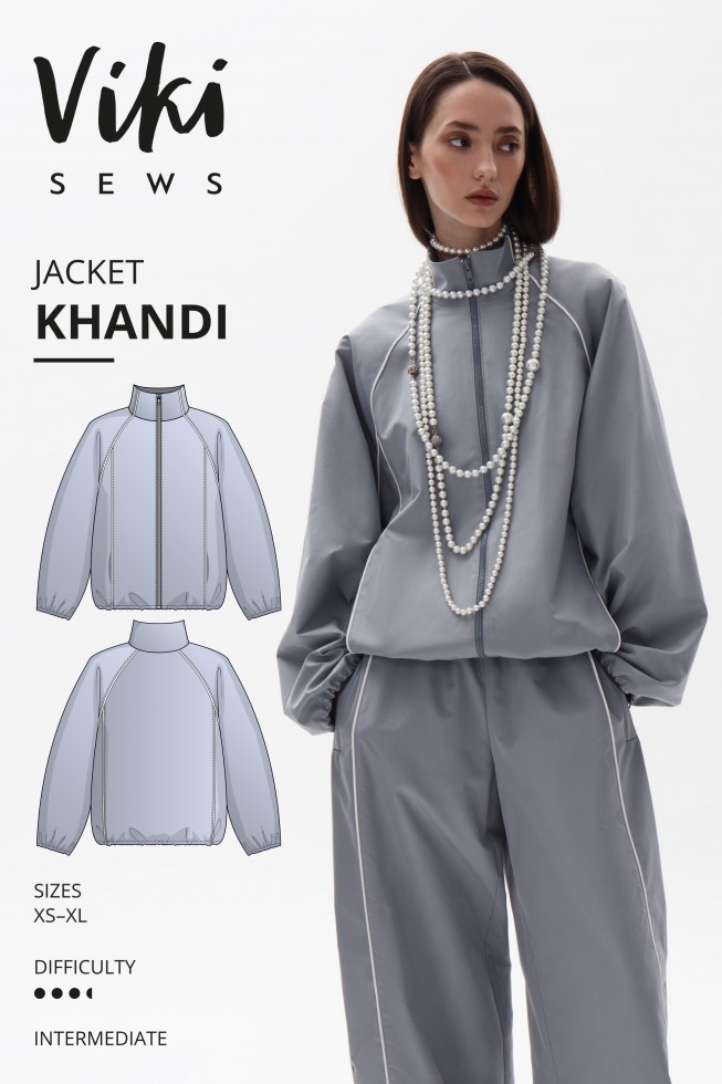 Vikisews Paper Sewing Pattern Khandi Jacket