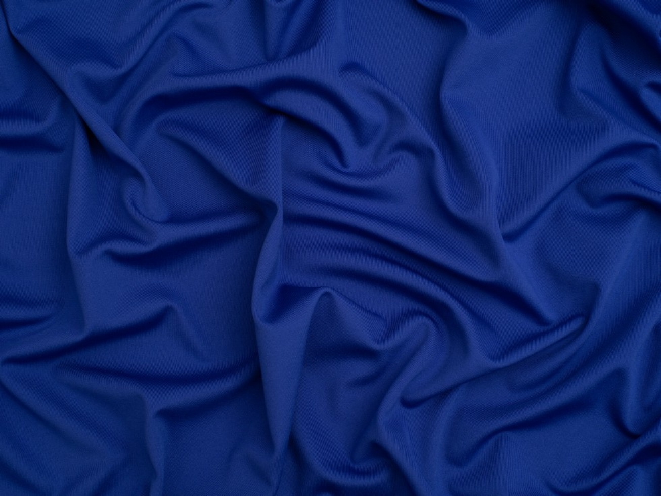 Minerva Core Range Sportswear Four Way Stretch Knit Fabric Cobalt Blue