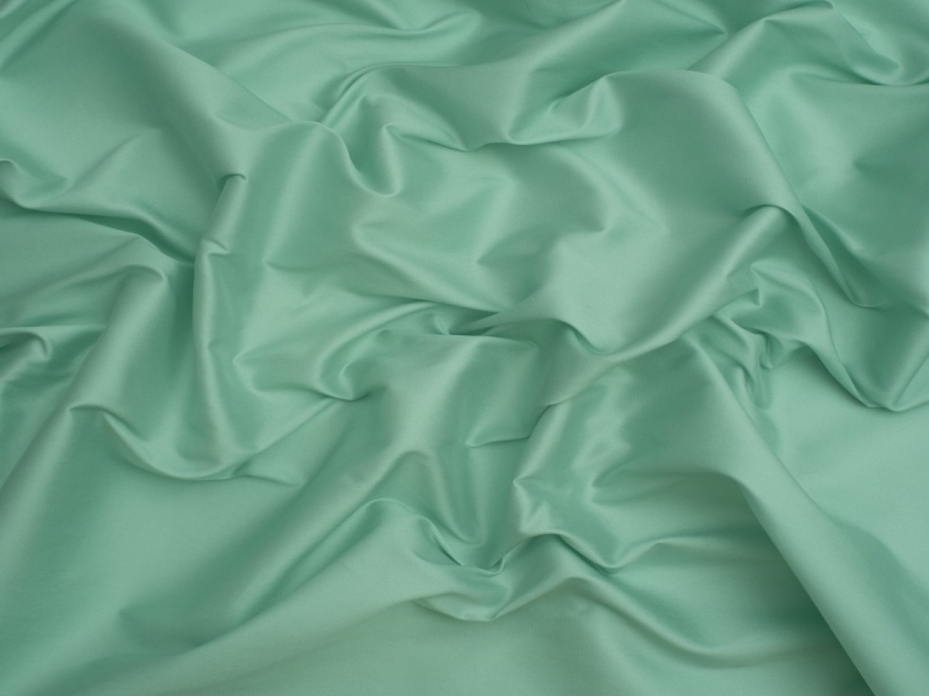 Minerva Core Range Faux Silk Effect Taffeta Fabric Mint Green