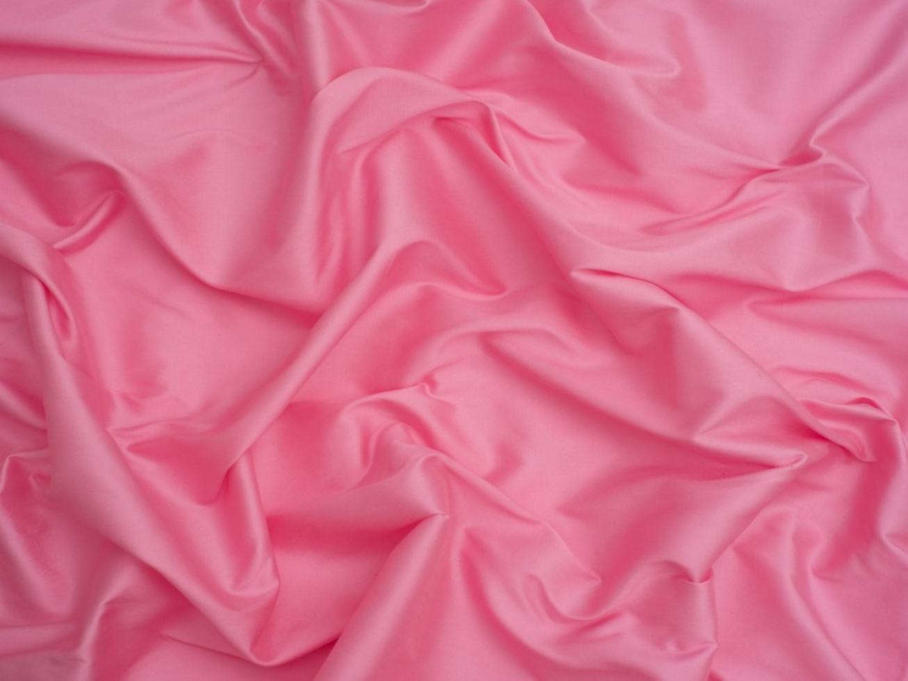 Minerva Core Range Faux Silk Effect Taffeta Fabric Candy Pink