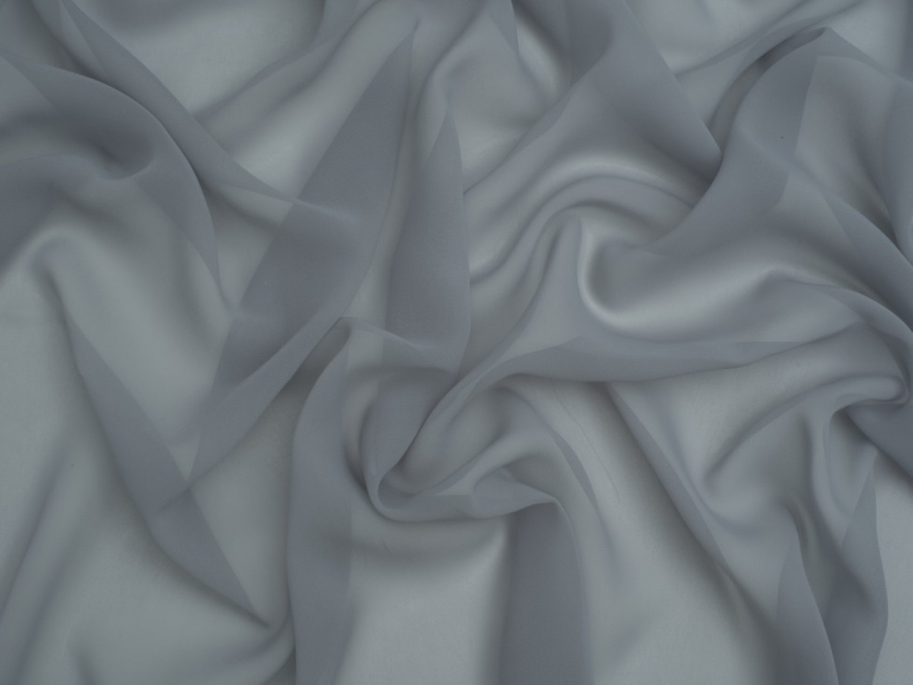 Minerva Core Range Light Sheer Chiffon Fabric Dove Grey