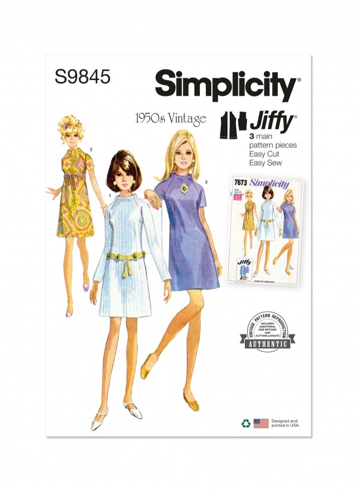Simplicity Paper Sewing Pattern 9845