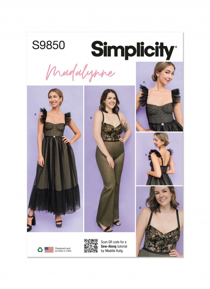 Simplicity Paper Sewing Pattern 9850