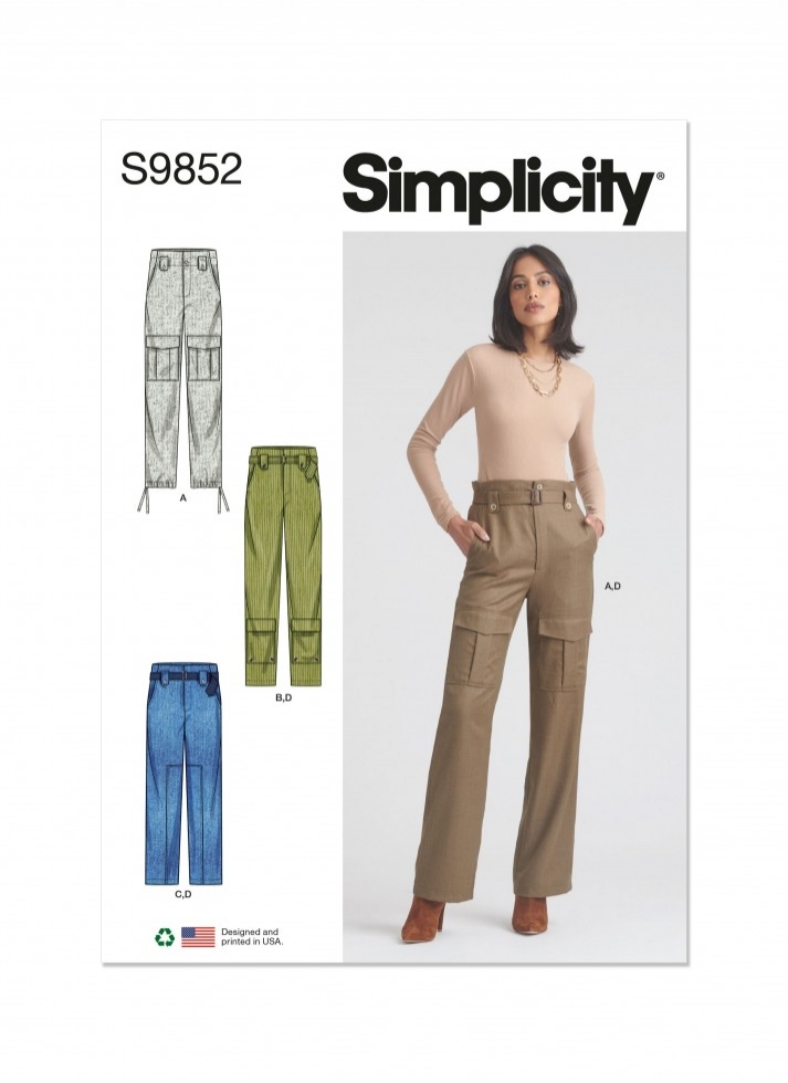 Simplicity Paper Sewing Pattern 9852