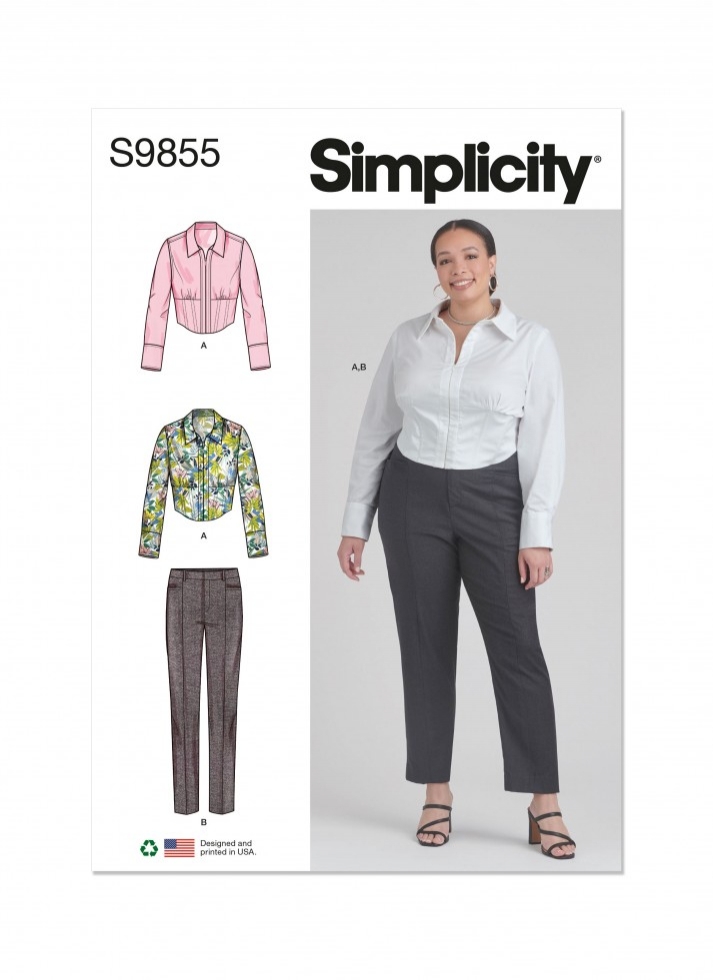 Simplicity Paper Sewing Pattern 9855