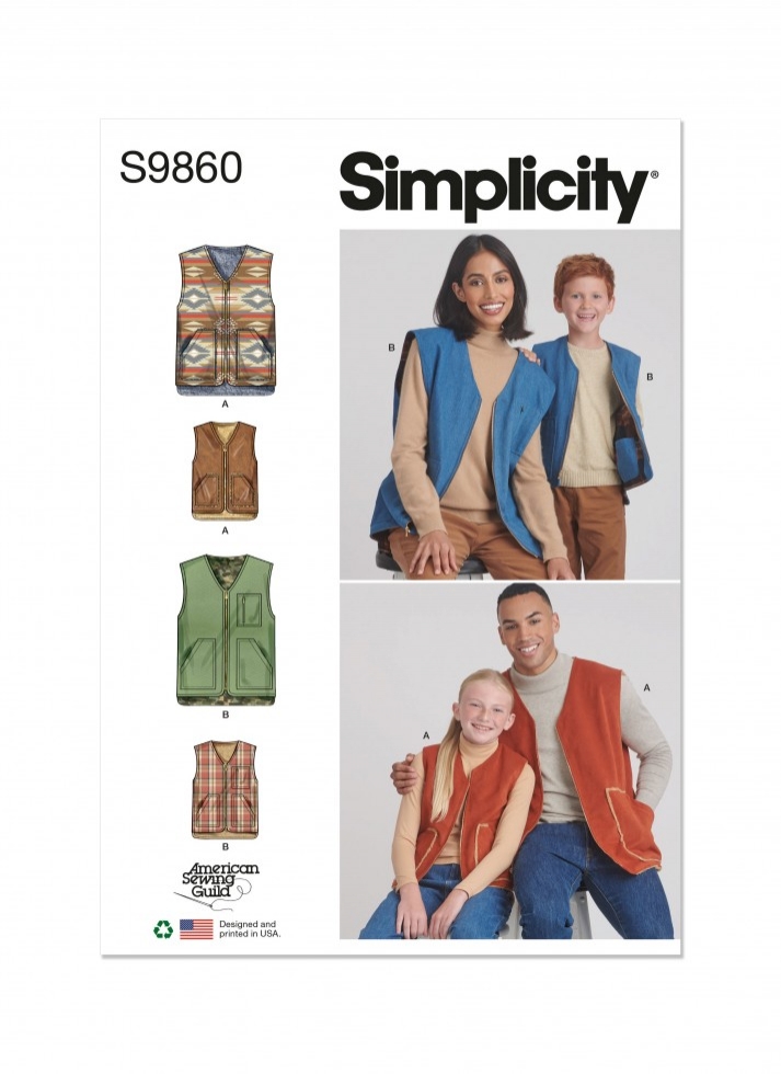 Simplicity Paper Sewing Pattern 9860