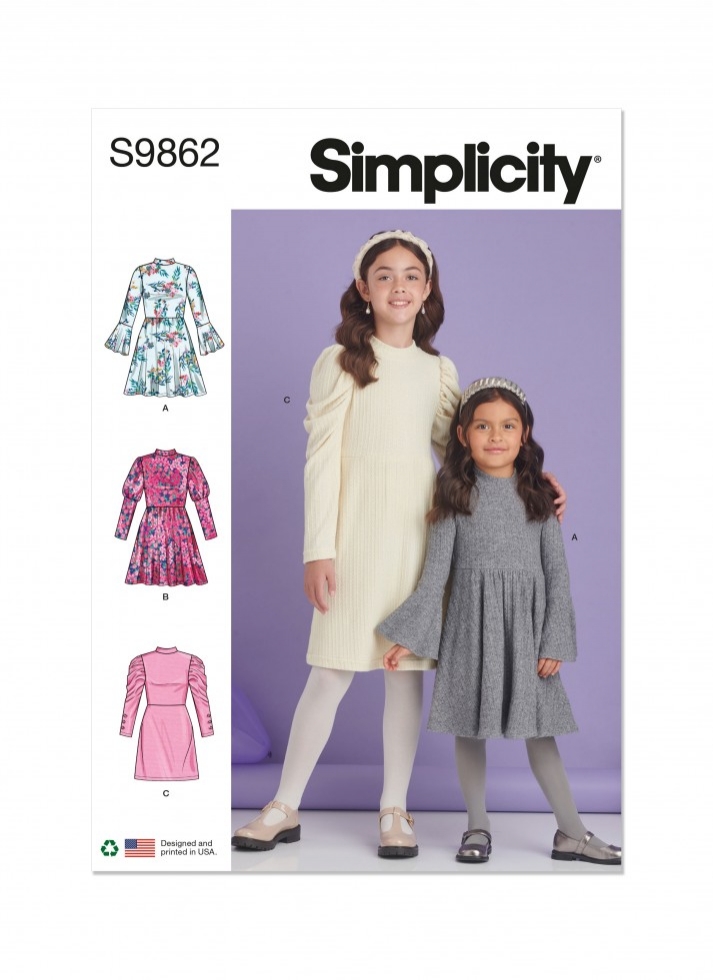 Simplicity Paper Sewing Pattern 9862