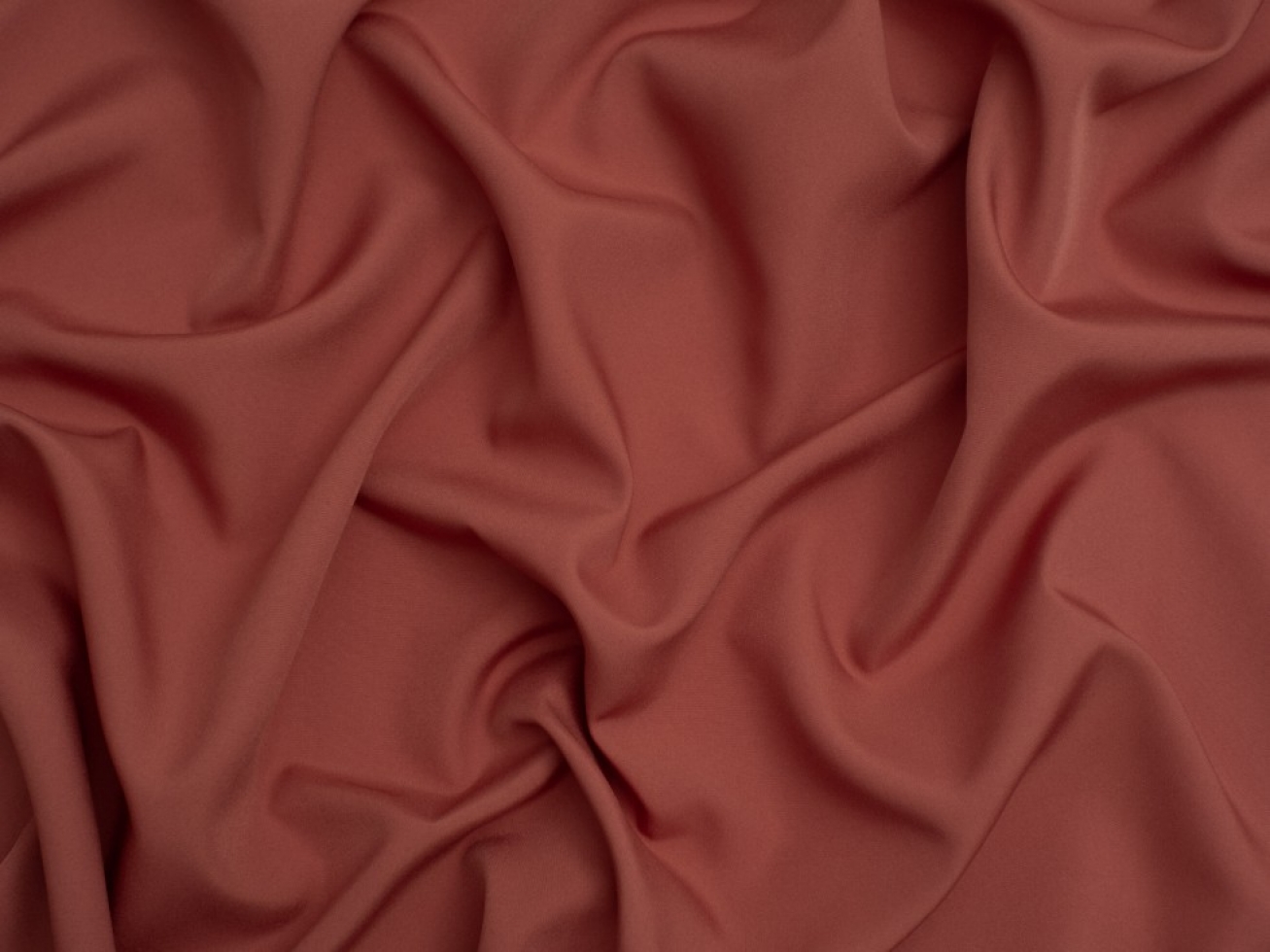 Minerva Core Range Soft Touch Crepe Fabric Rosewood
