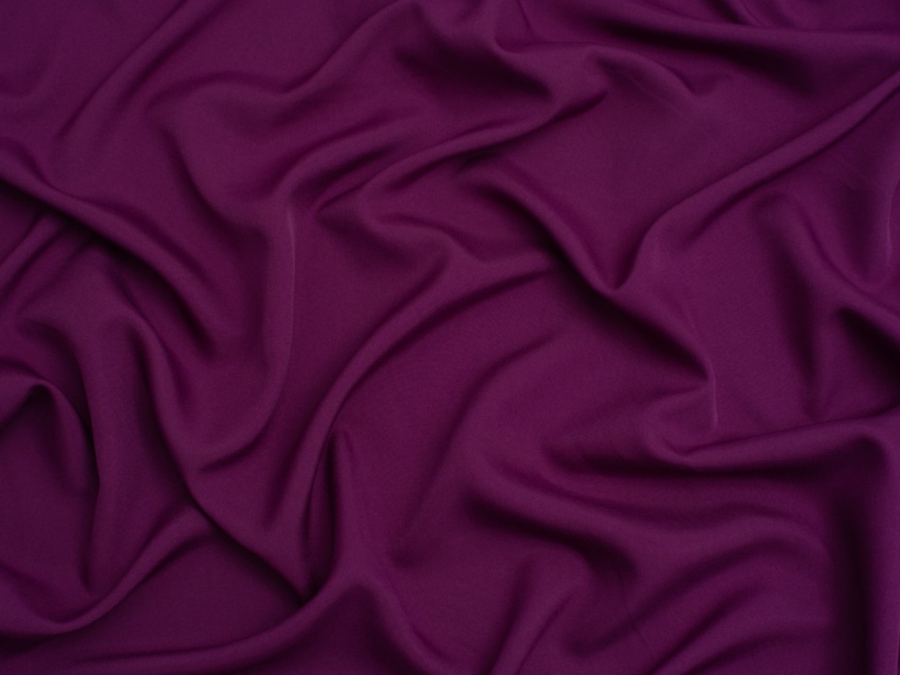 Minerva Core Range Soft Touch Crepe Fabric Deep Magenta