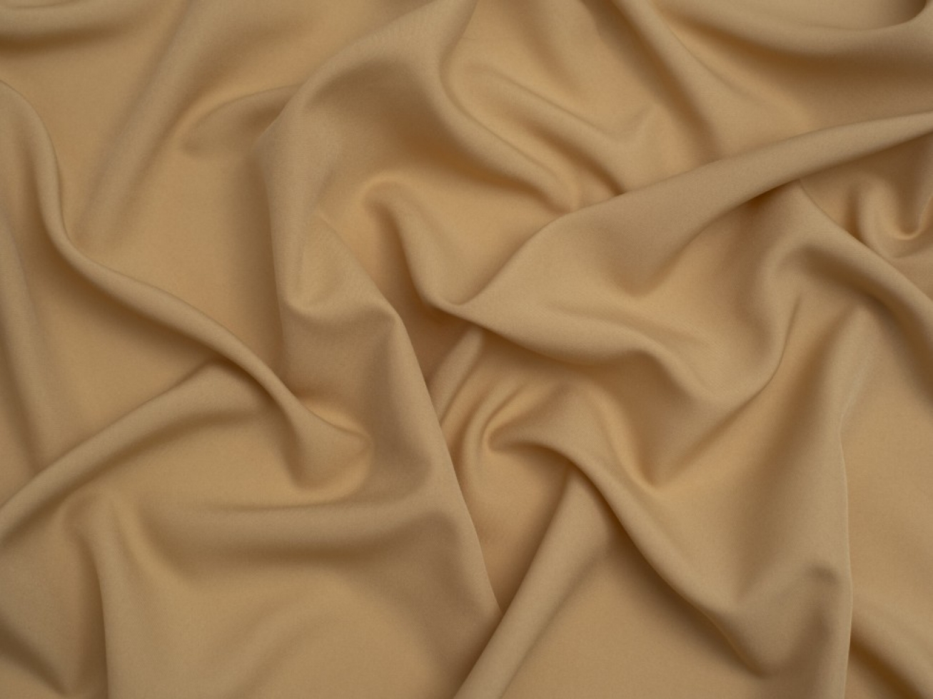 Minerva Core Range Soft Touch Crepe Fabric Camel