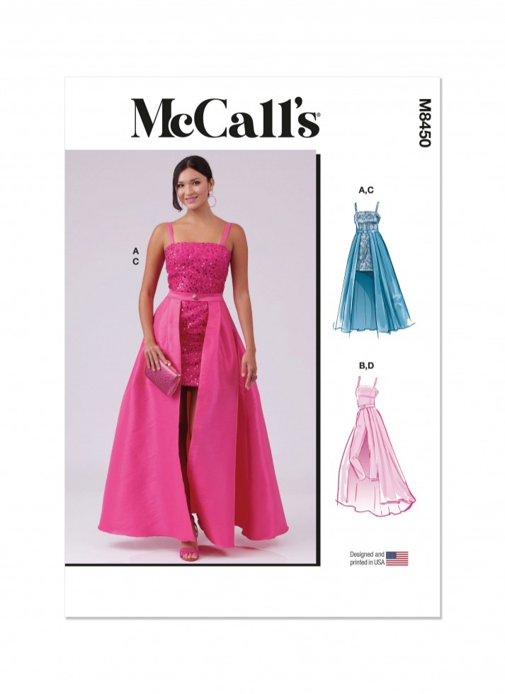 McCalls Paper Sewing Pattern 8450
