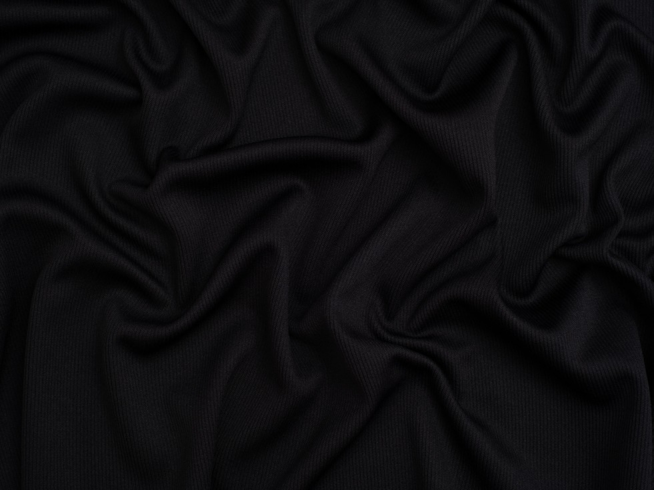 Minerva Core Range 2x2 Polyester Rib Stretch Knit Fabric