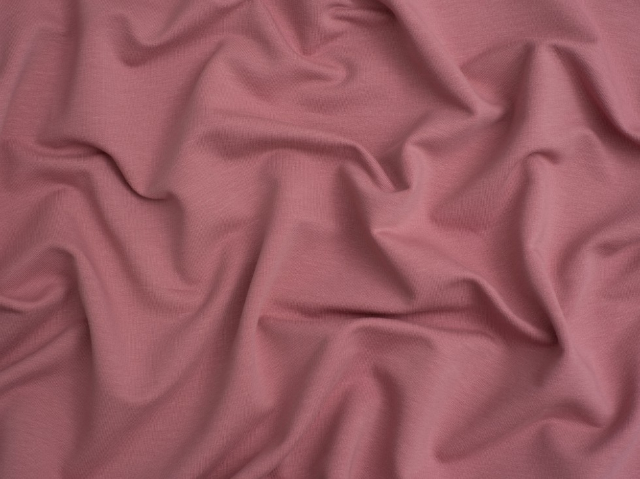 Minerva Core Range Heavy Loop Back French Terry Stretch Knit Fabric Dusty Pink