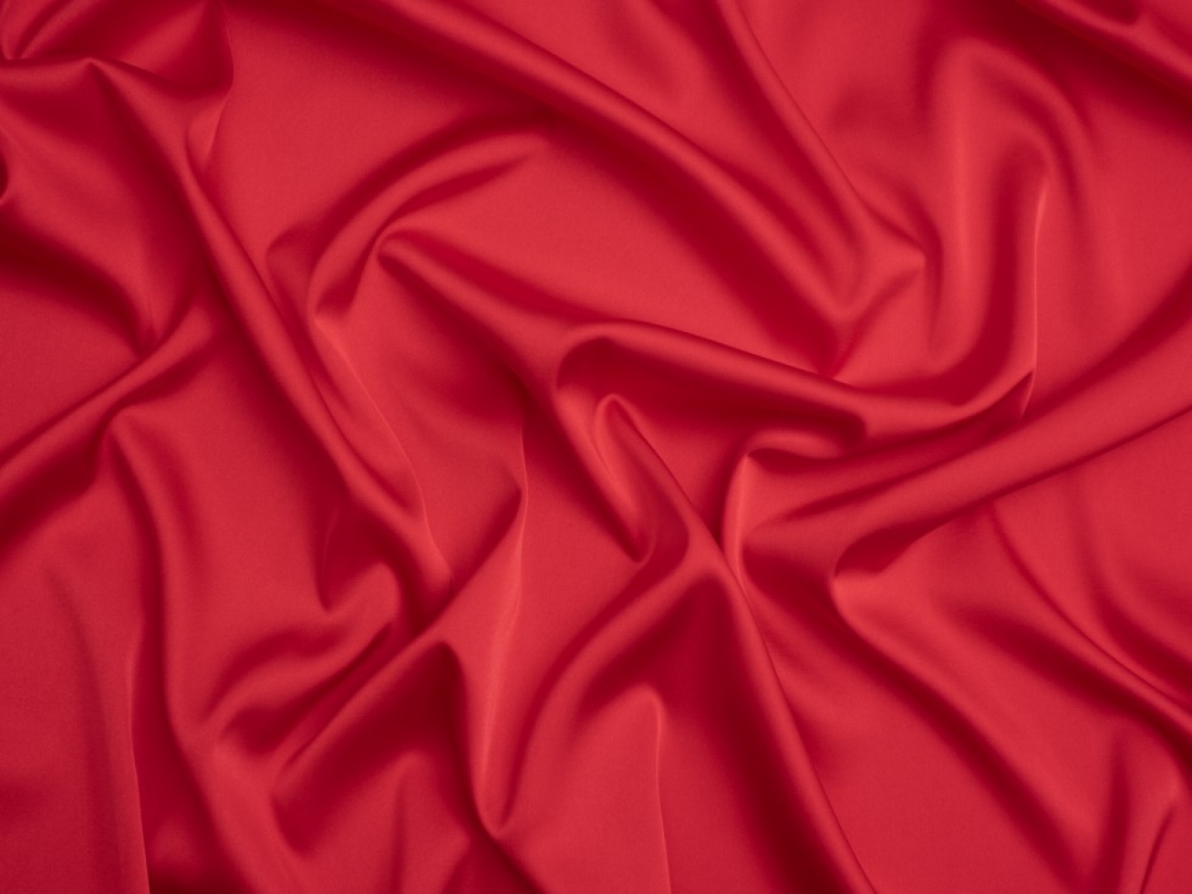 Super Stretch Woven Charmeuse Silky Satin Fabric Red