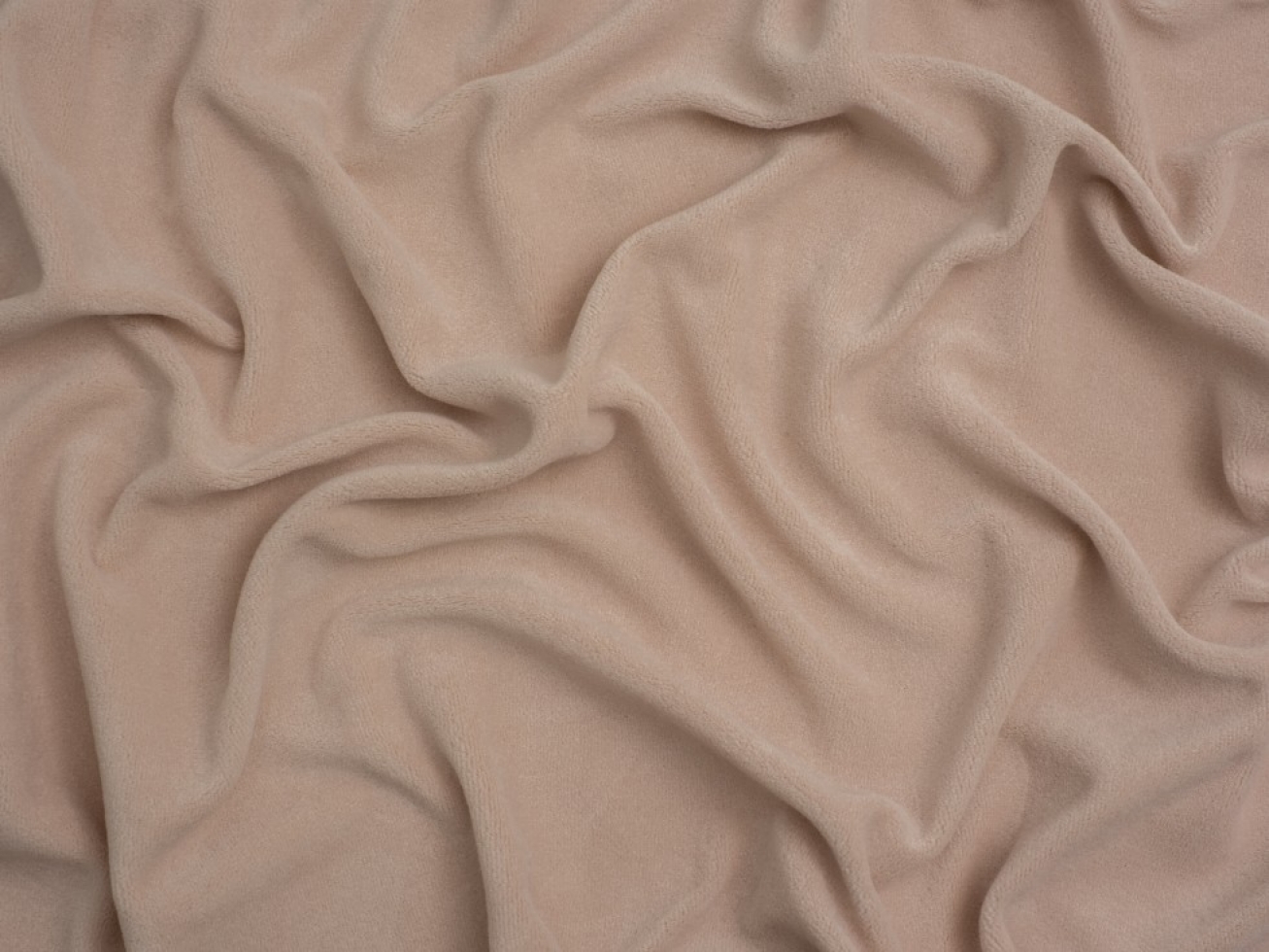 Minerva Core Range Polyester Velour Back Sweatshirt Stretch Knit Fabric