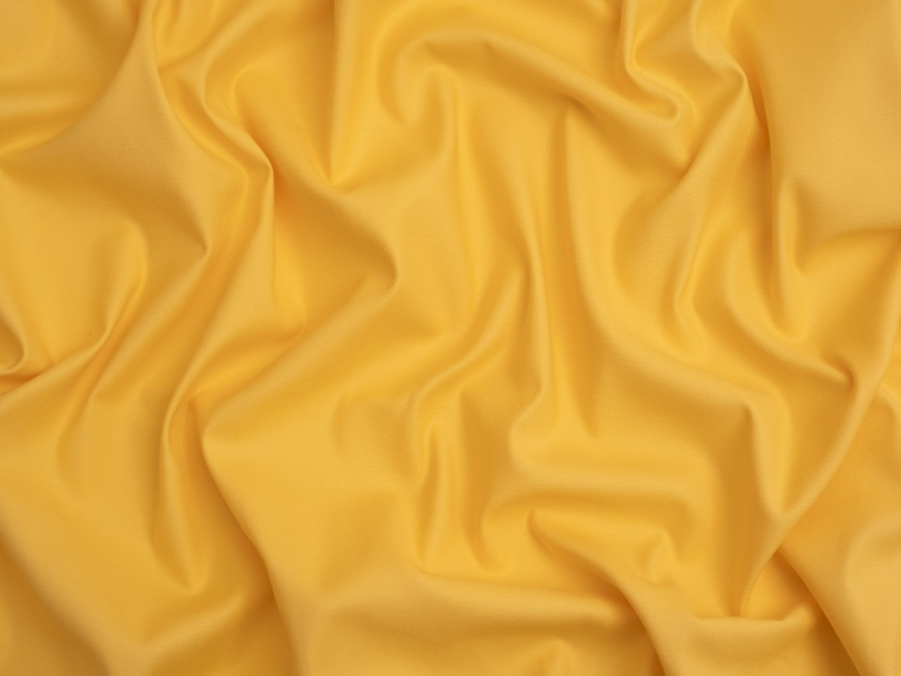 Minerva Core Range Woven Stretch Cotton Sateen Fabric Yellow