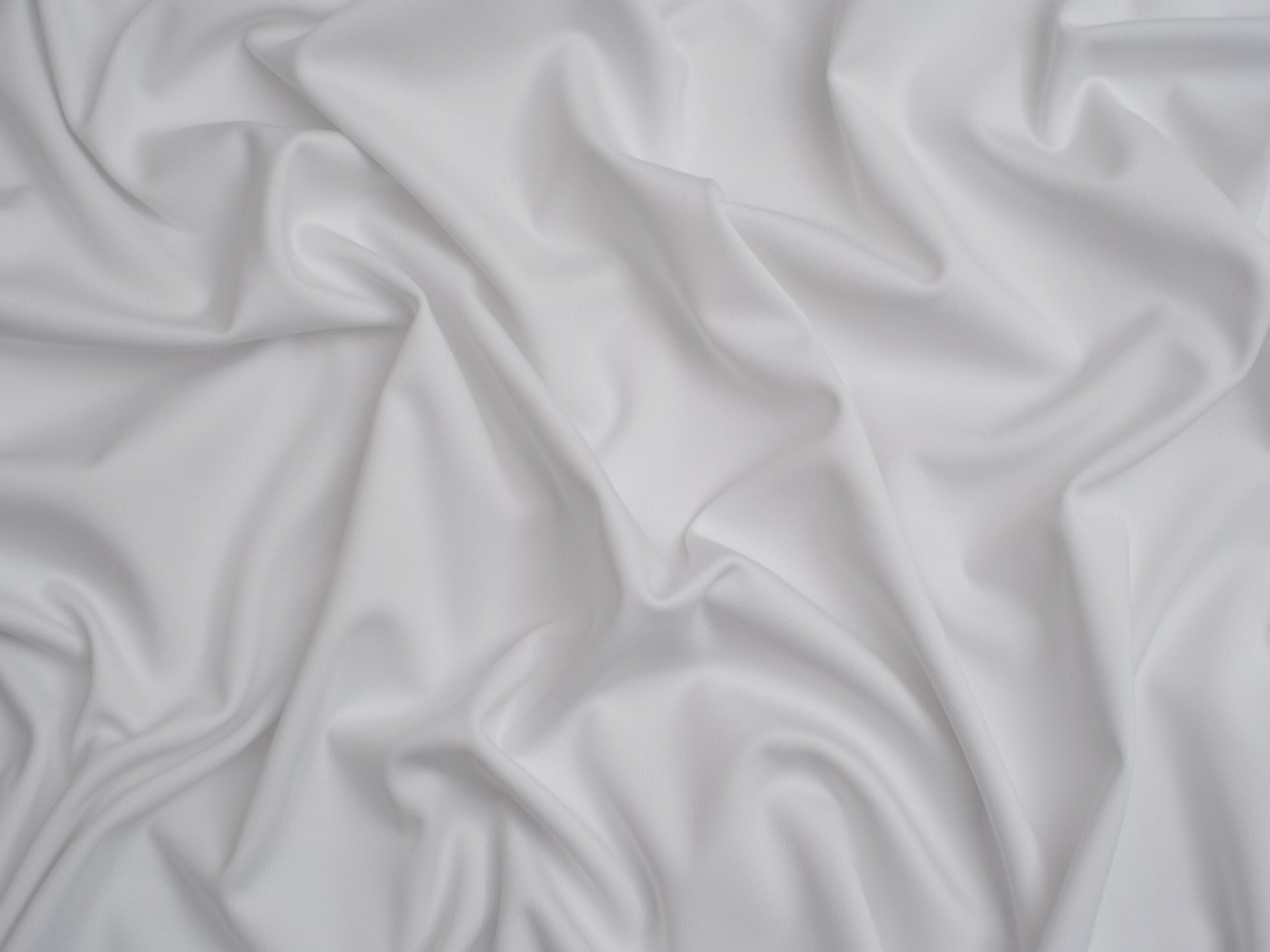 Minerva Core Range Sportswear Four Way Stretch Knit Fabric White