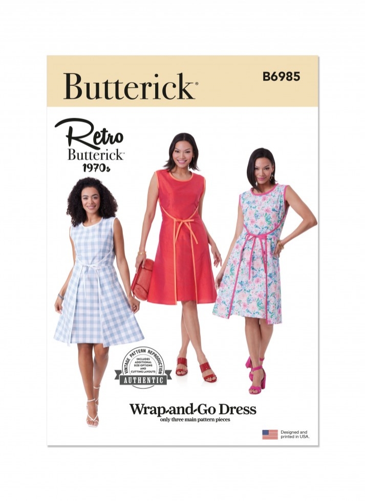 Butterick Paper Sewing Pattern 6985