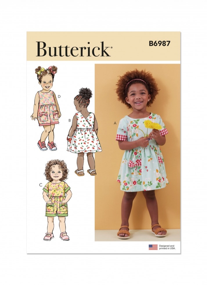 Butterick Paper Sewing Pattern 6987